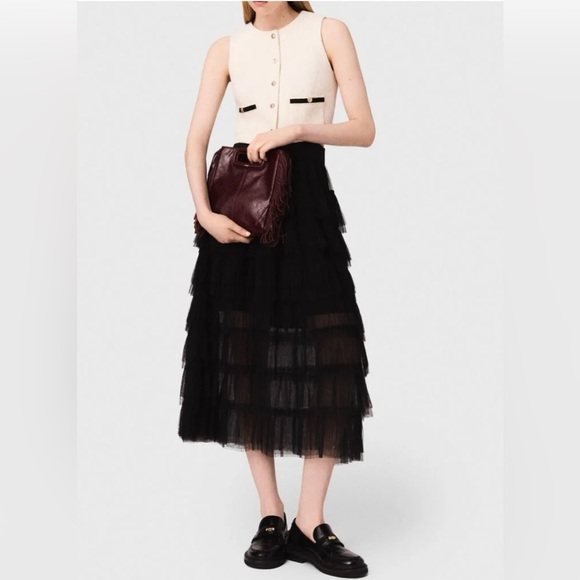 Maje Dresses & Skirts - NWT MAJE Tulle Midi Skirt